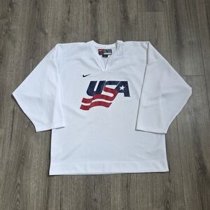 Vintage Nike USA Hockey Team Mens Size Large
